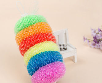 China Anti Mildew Plastic Wire Dishwasher Scrubber , Plastic Pot Scourers With 3 Years Long Lifetime supplier