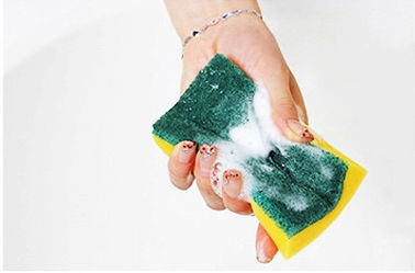 China Long Lasting Dish Washing Sponge Customized Color Removal Of Stubborn Stains supplier