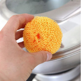 China Colorful Polyester Fiber Scourer Long Lifetime Removal Of Stubborn Stains supplier