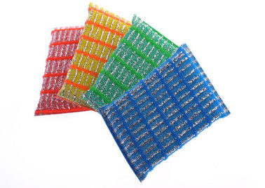 China Polyester Material Non Scratch Scouring Pad Effective To Clean Away The Stubborn Stains supplier