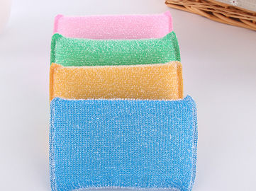 China Eco Friendly Non Abrasive Cleaning Pads Strong Water Absorption With Plastic Thread supplier