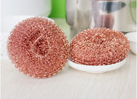 Long Lasting Pure Copper Scrubbers Anti Rust Removal Of Stubborn Stains
