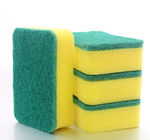 Rectangle Shape Kitchen Cleaning Sponge , Antibacterial Dish Washing Sponge