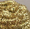 Strong Decontamination Copper Scrub Pad , Antibacterial Brass Copper Wool Pad supplier