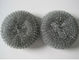 Mesh Shape Zinc Coated Stainless Scouring Pad , No Peculiar Smell Metal Scrub Pad supplier