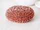 Eco Friendly Pure Copper Dish Scrubber Mesh Shape For Hotel And Restaurant supplier