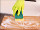 Rectangle Shape Kitchen Cleaning Sponge , Antibacterial Dish Washing Sponge supplier