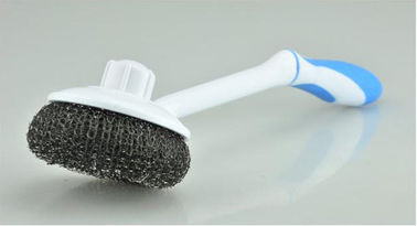 China AISI 410 Stainless Steel Scrubber With Handle Removal Of Stubborn Stains supplier