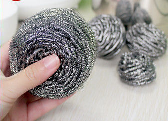 China Household Cleaning Metal Scouring Ball Helical Structure Not Easy To Drop Crumbs factory